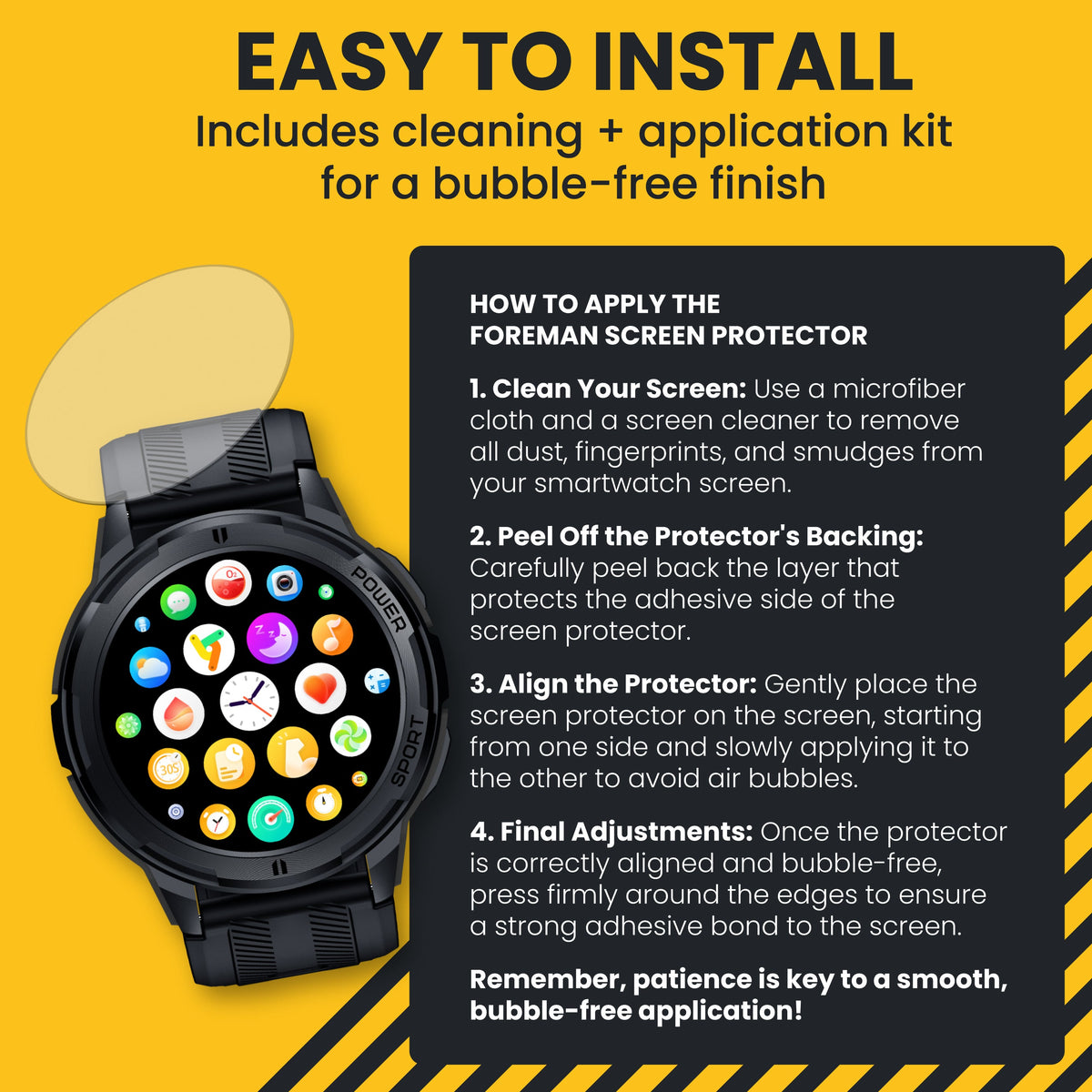 Foreman Screen Protector